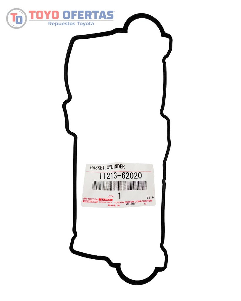 TOYOTA EMPACADURA TAPA VALVULA R/L  PRADO/4RUNNER 5VZFE (11213-62020)