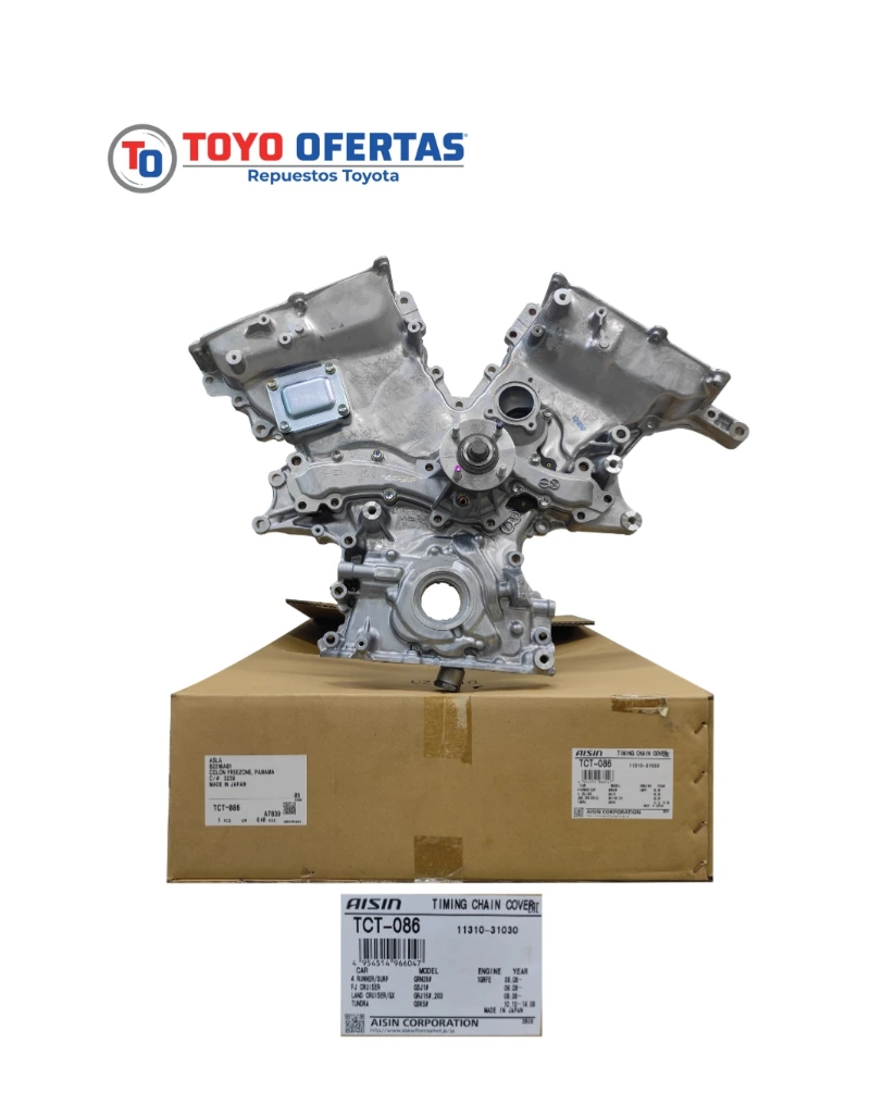11310-31030-J AISIN TAPA CADENA TCT-086 MOTOR 1GRFE  SEGUNDA GENERACION