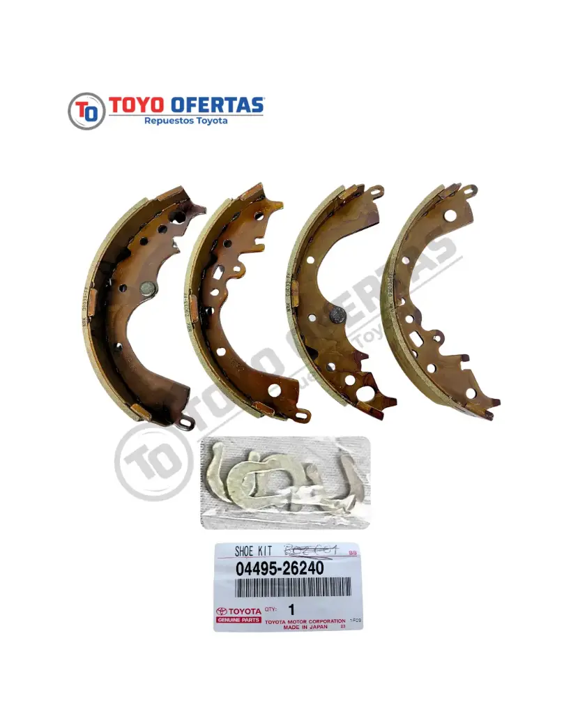 [04495-26240] BANDAS DE FRENO TRASERO,TOYOTA HIACE 2005-2014 (04495-26240)
