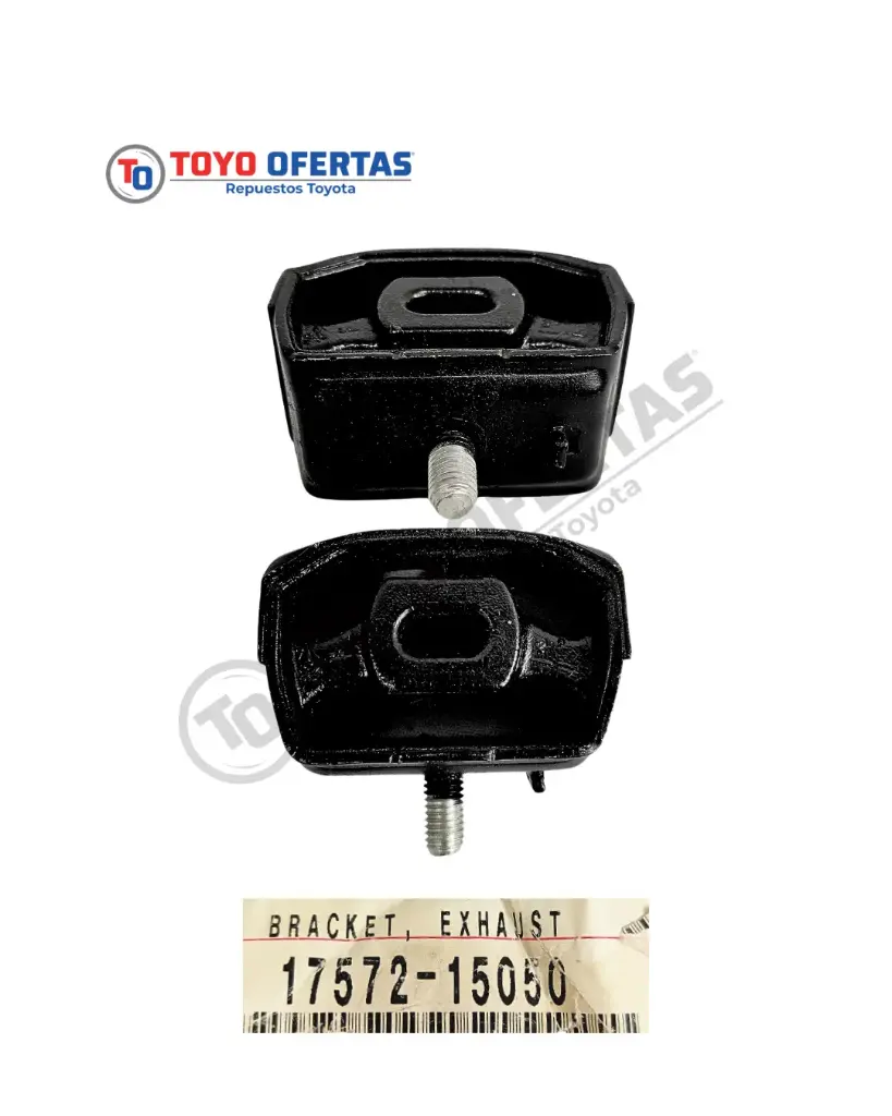 SOPORTE DEL TUBO DE ESCAPE N° 1, TOYOTA COROLLA 1988-1993 (17572-15050)