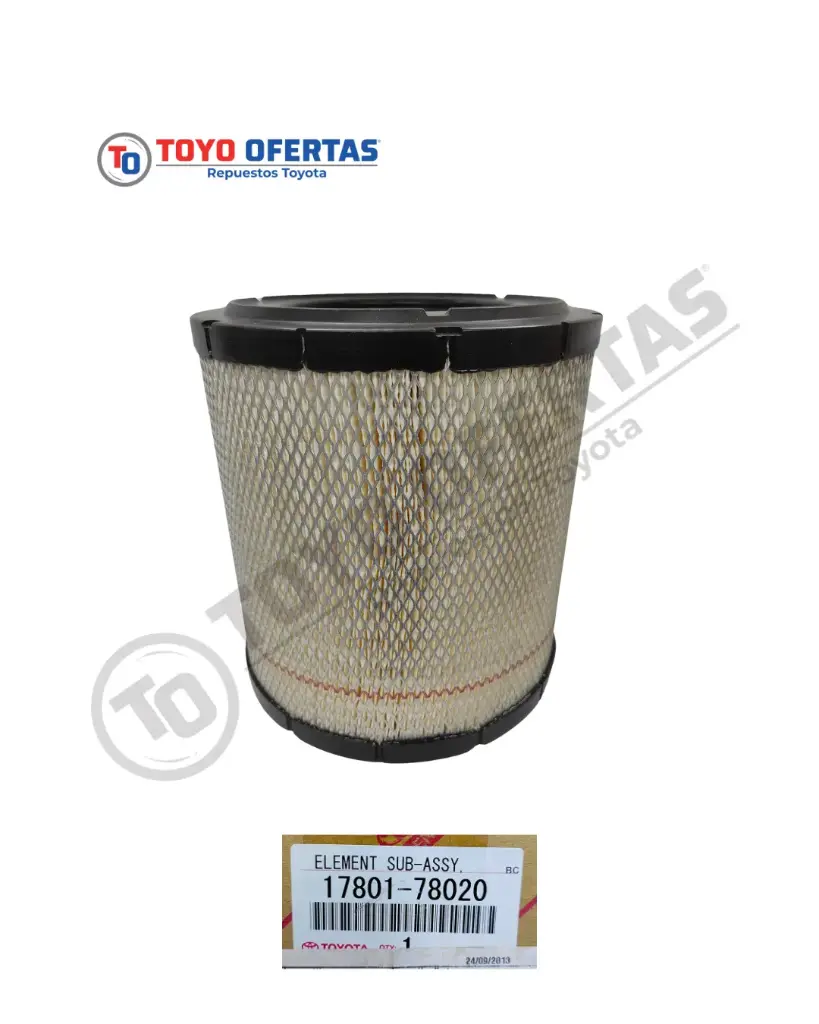 FILTRO DE AIRE, TOYOTA DYNA 1999-2012 (17801-78020)