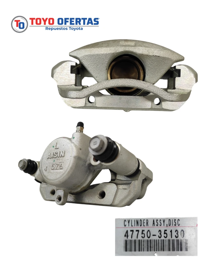 [47750-35130] 47750-35130 CALIPER DE FRENO DELANTERO IZQUIERDO TOYOTA HILUX 2001-2005