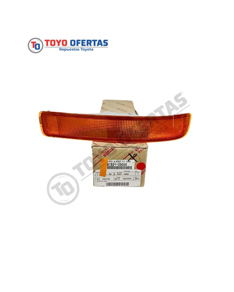 [81521-33020] COCUYO, LUZ DE SEÑAL DE GIRO DELANTERA, LH, CAMRY 1992-1995 (81521-33020)