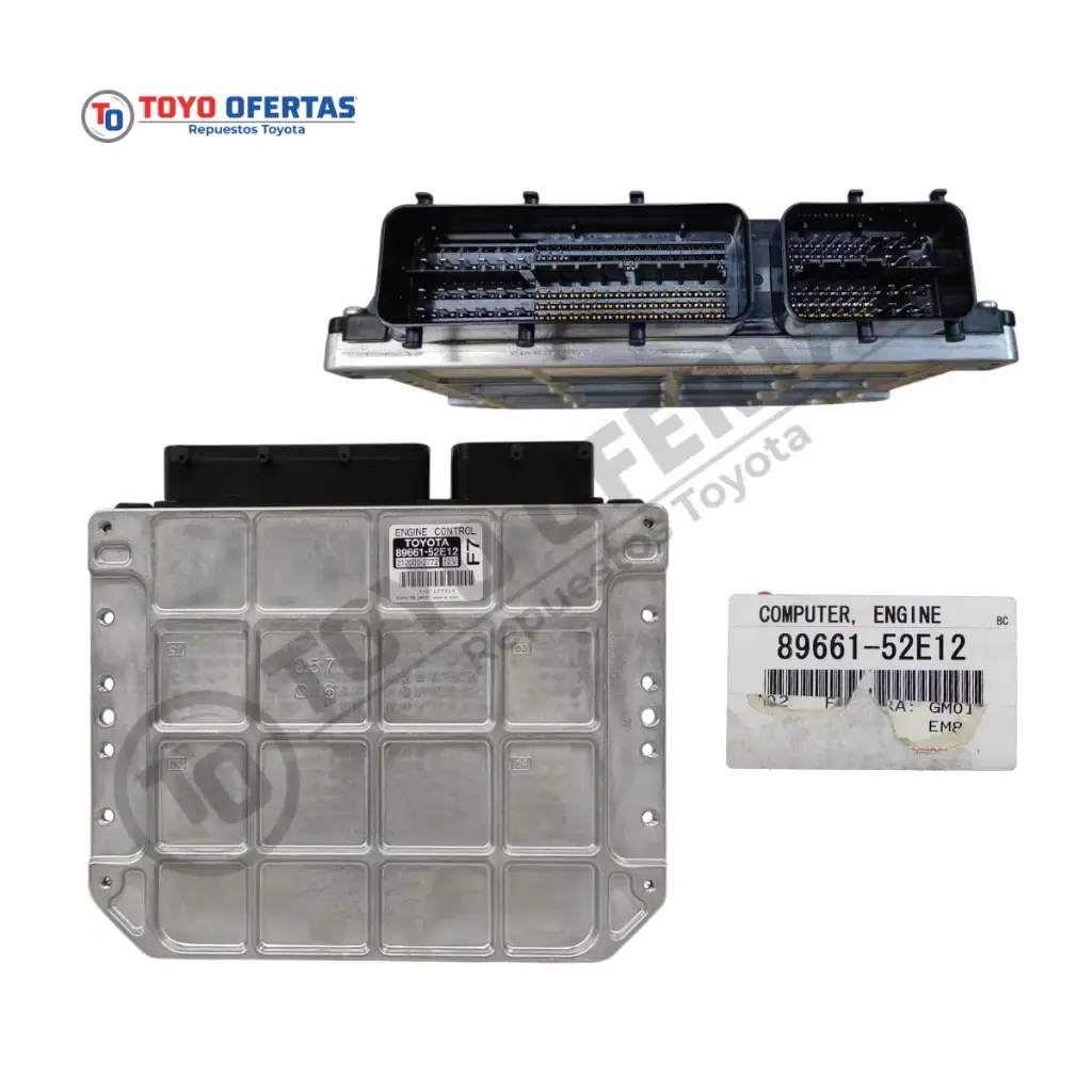89661-52E12 COMPUTADORA DE MOTOR, TOYOTA YARIS BELTA 1.5 SINCRONICO 2006-2016