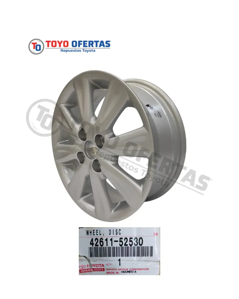 42611-52530 RIN TOYOTA YARIS BELTA 08-11