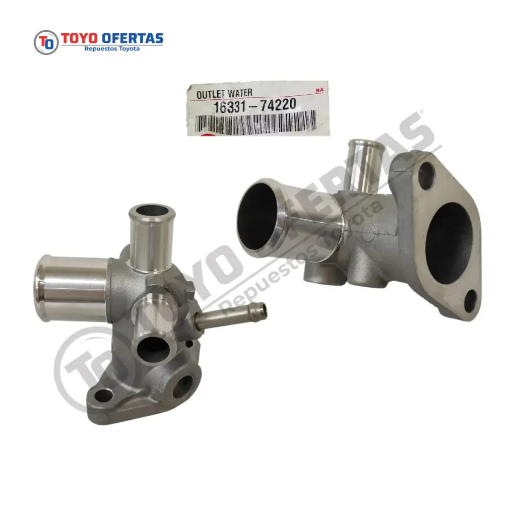 16331-74220   Toyota -Termostato genuino carcasa motor refrigerante salida agua