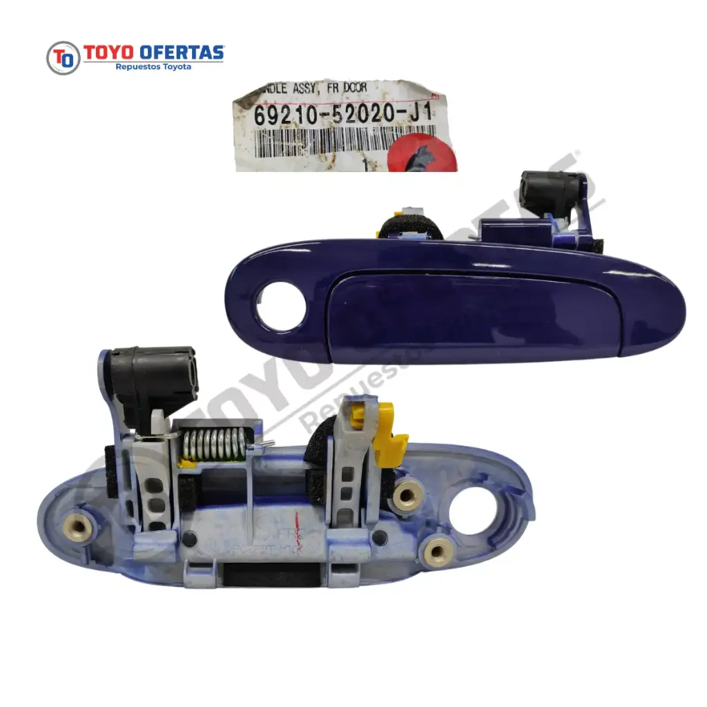 69210-52020-J1   GENUINO TOYOTA ECHO PUERTA DELANTERA DERECHA MANIJA EXTERIOR