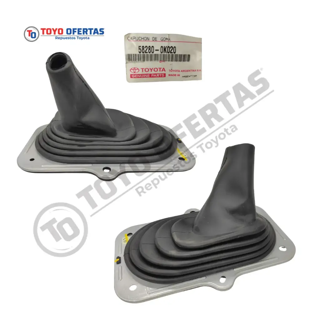 58280-0K020     Forro de Palanca de cambios Toyota Boot ASSY Pieza original OEM