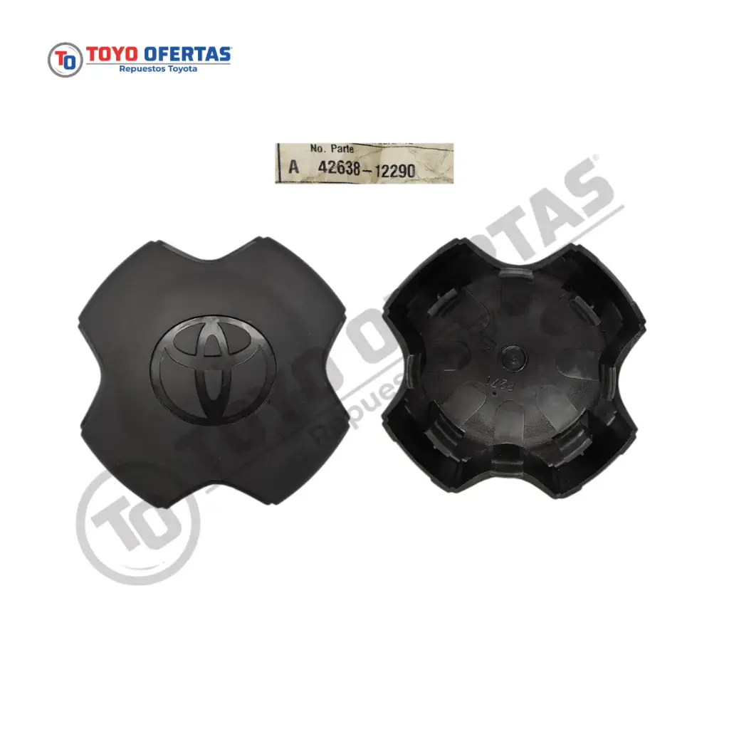 42638-12290   Tapa Centro Rin Toyota Starlet 1992-1996 Yaris 1999-2005
