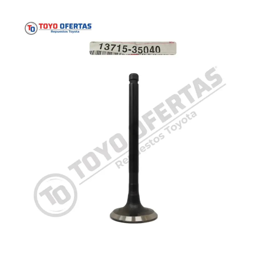 13715-35040   VALVULA ESCAPE ADMISION TOYOTA HILUX 2.4 22r CARBURADA