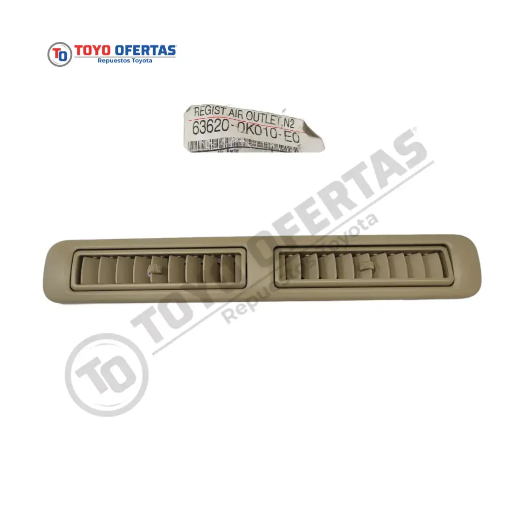 63620-0K010   SALIDA DE AIRE DE TECHO TRASERO PARA TOYOTA FORTUNER 2006-2014