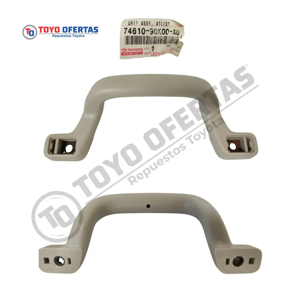 74610-90K00 A0   EMPUÑADURA  DE  PILAR DELANTERO GENUINA TOYOTA LAND CRUISER