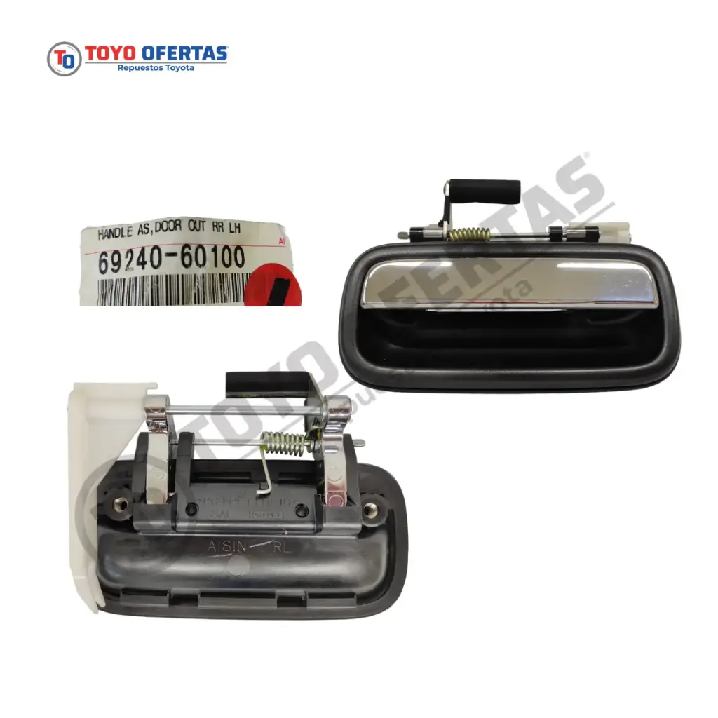 69240-60100  MANILLA PUERTA TRASER IZQUIERDA TOYOTA AUTANA BURBUJA