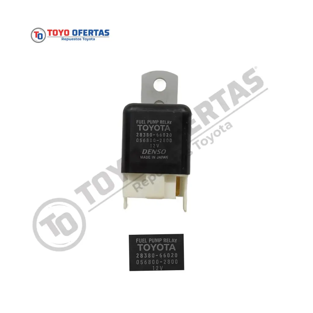 28380-66020   RELÉ BOMBA GASOLINA TOYOTA BURBUJA 12V