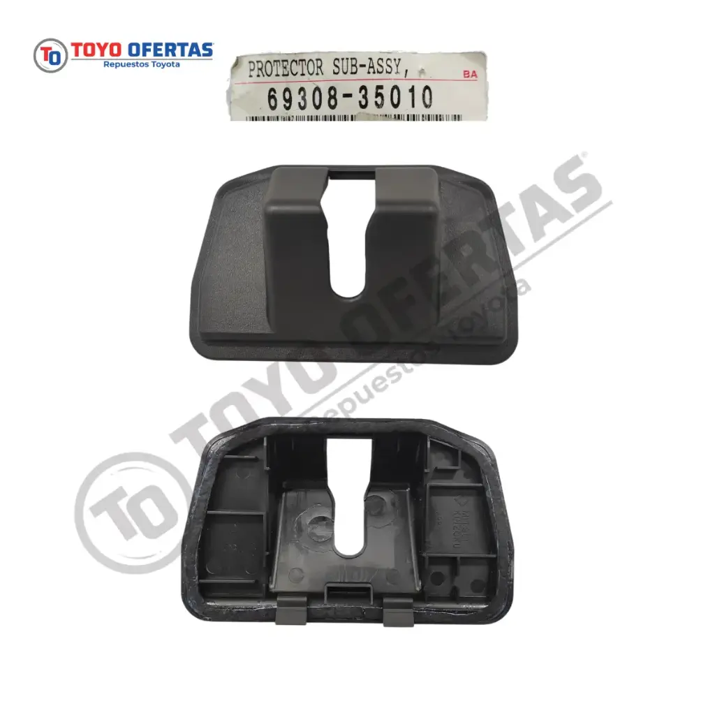 69308-35010  PROTECTOR CERRADURA COMPUERTA TRASERA TOYOTA RUNNER 2003-2009
