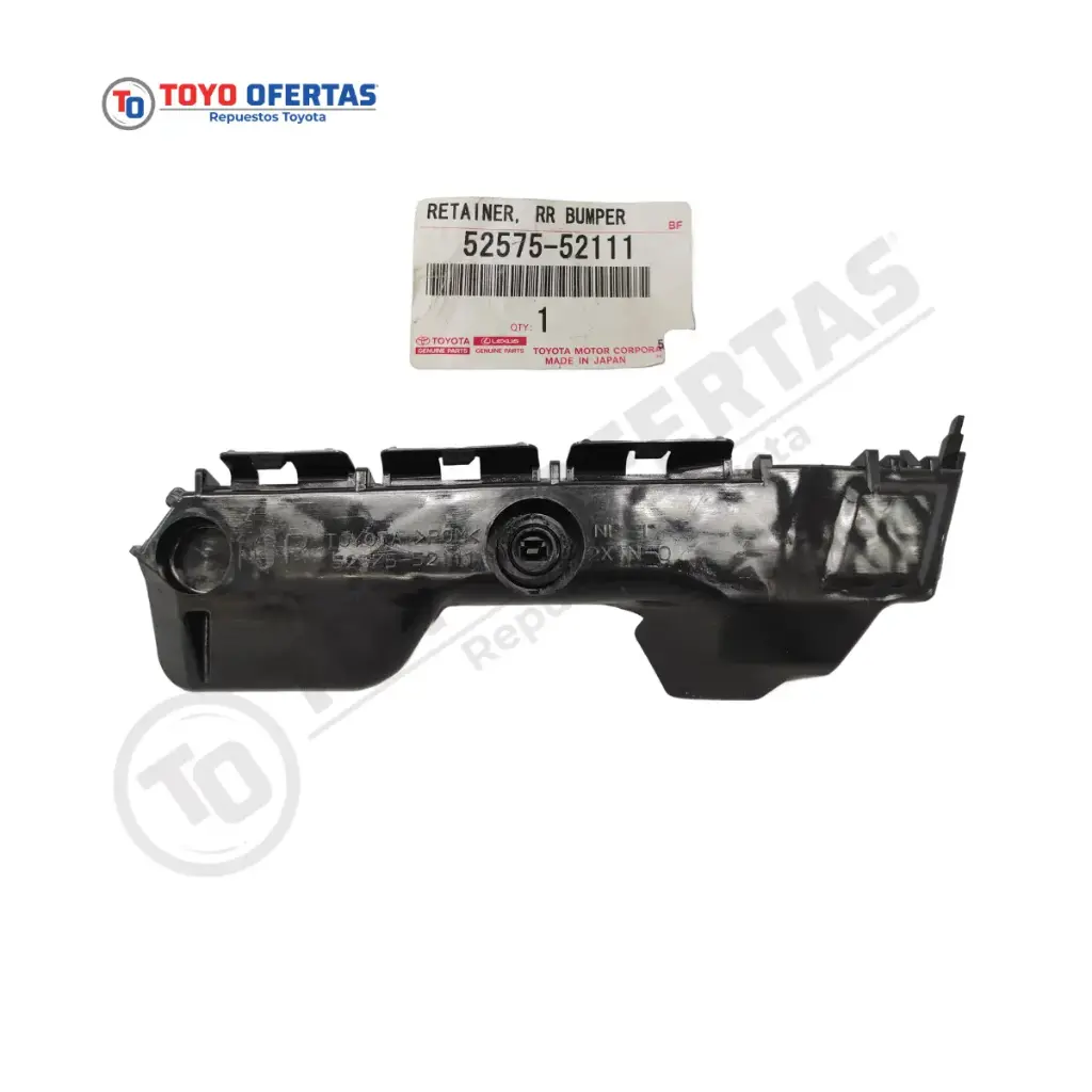 52575-52111   BASE GUIA DERECHA PARACHOQUES TRASERO TOYOTA YARIS 06-11