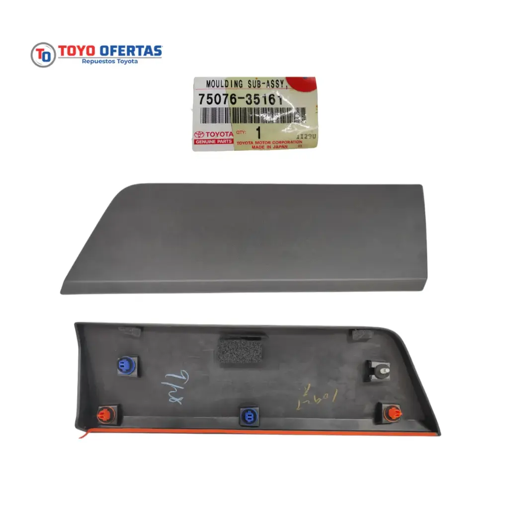 75076-35161  MOLDURA PUERTA TRASERA IZQUIERDA TOYOTA FJ CRUISER