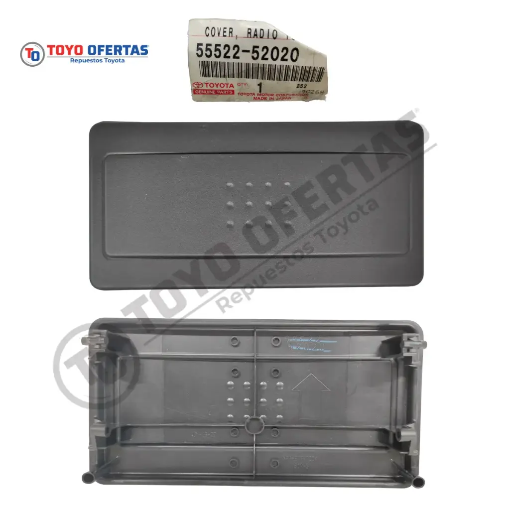 55522-52020  TAPA CUBIERTA RADIO TOYOTA