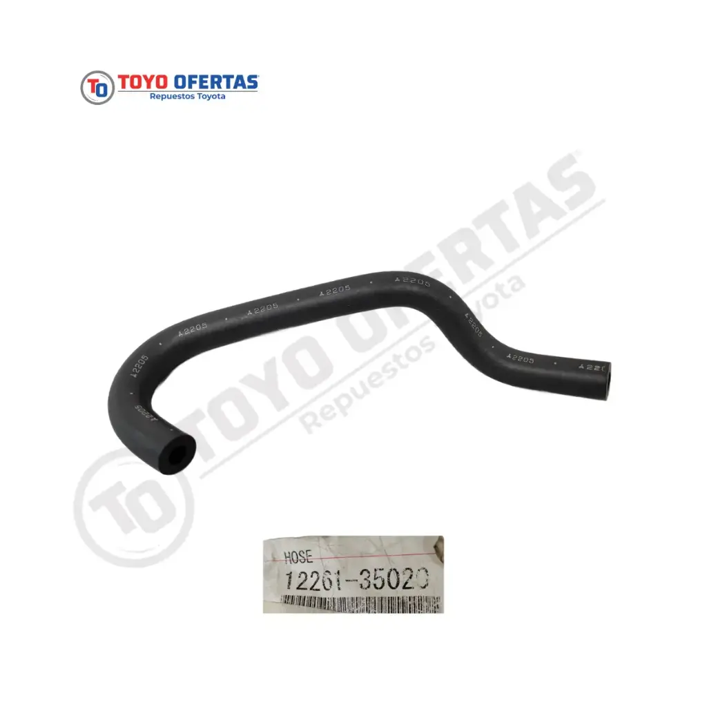 12261-35020  MANGUERA PCV TOYOTA HILUX 22R