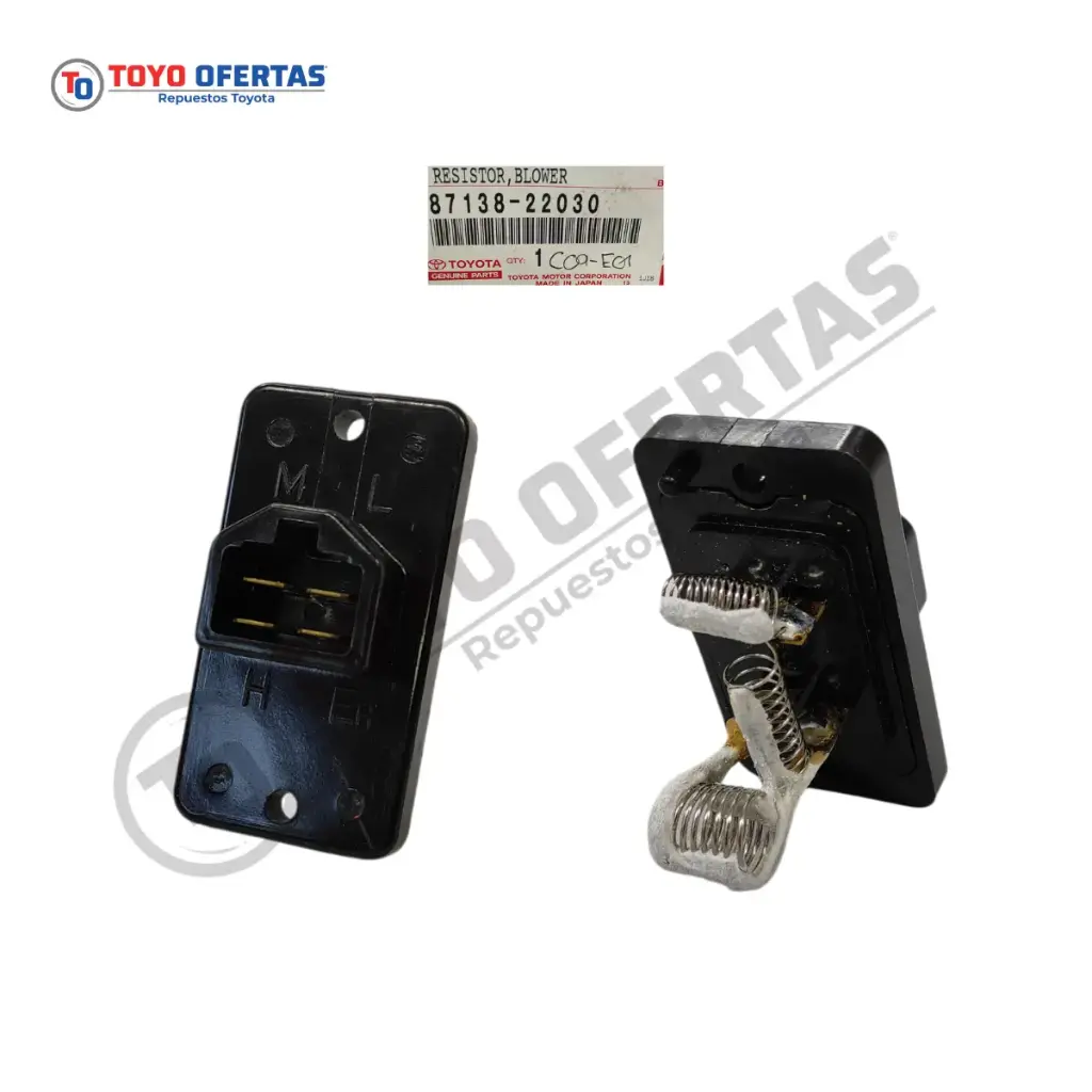 87138-22030 RESISTENCIA, SOPLADOR TOYOTA