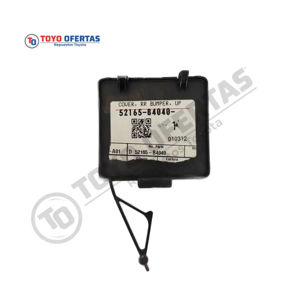 52165-B4040-  TAPA REMOLQUE PARACHOQUE TRASERO TERIOS BEGO