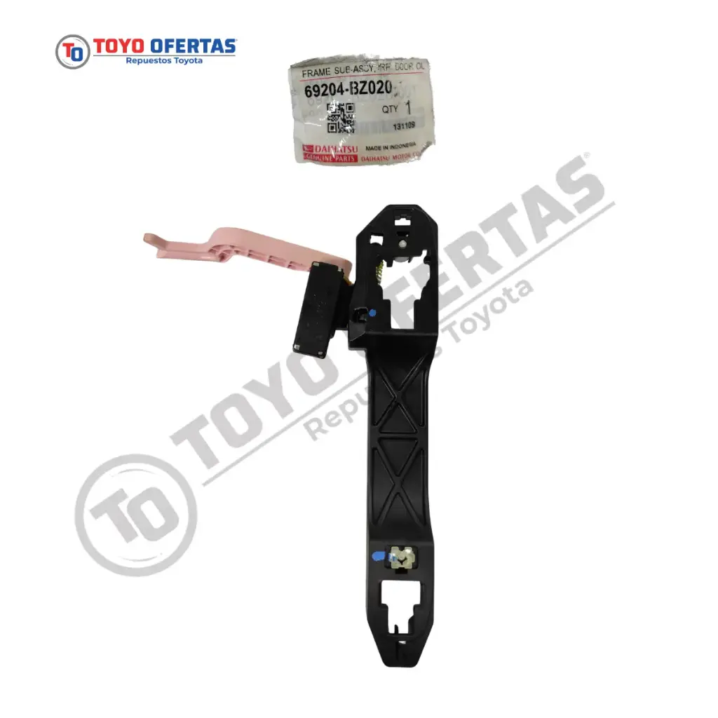 69204-BZ020  SUBCONJUNTO DE MARCO DE PUERTA TRASERA TOYOTA