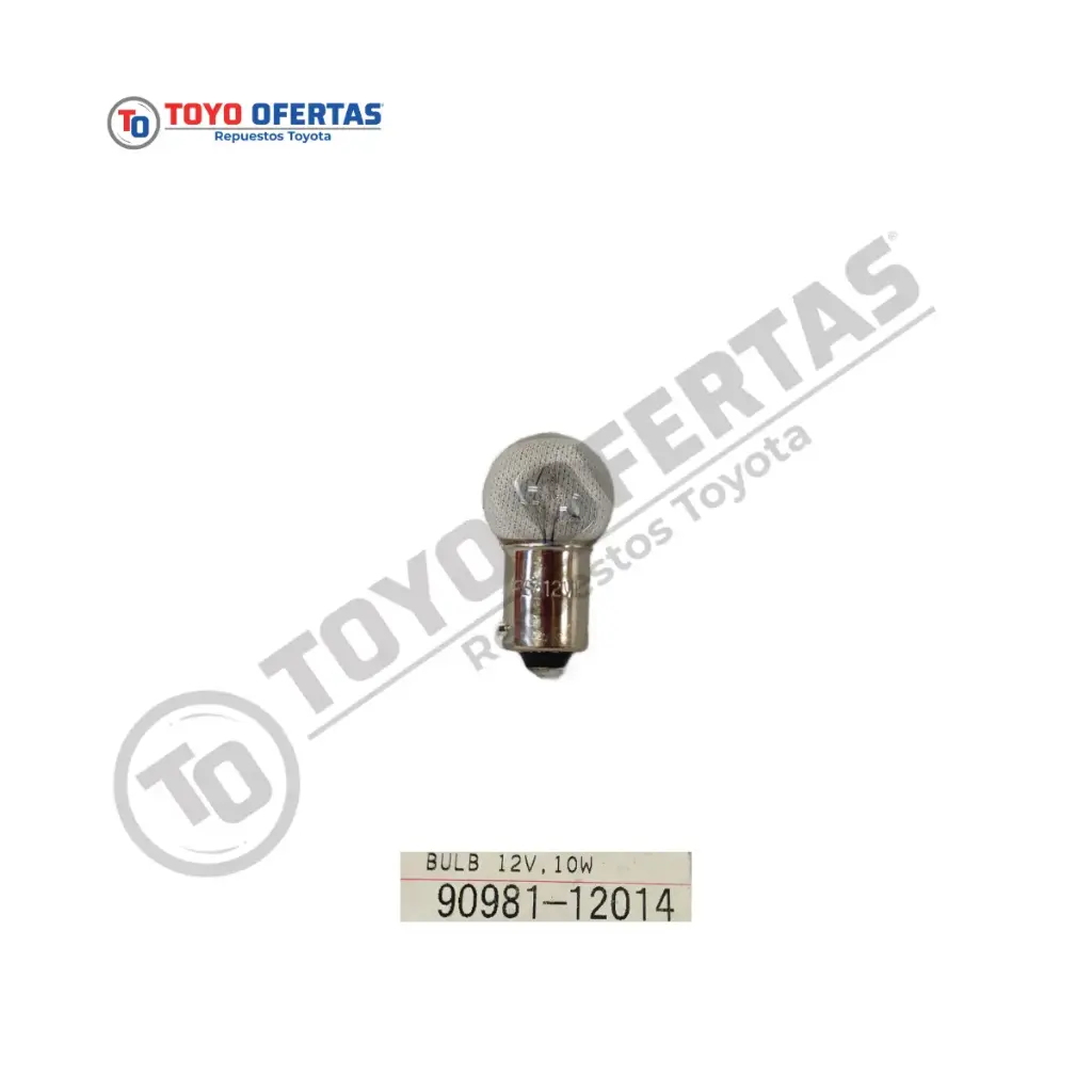 90981-12014  BOMBILLA DE 12V, 10W TOYOTA
