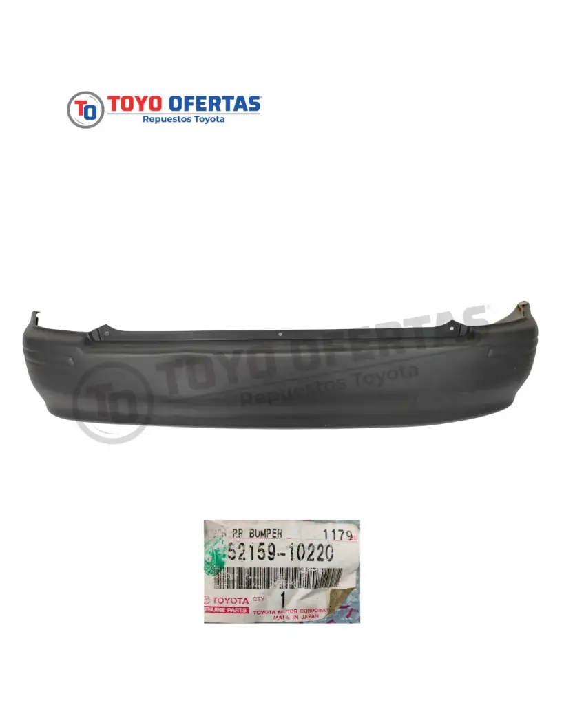 52159-10220  CUBIERTA PARACHOQUE TRASERO, TOYOTA ESTRELLA