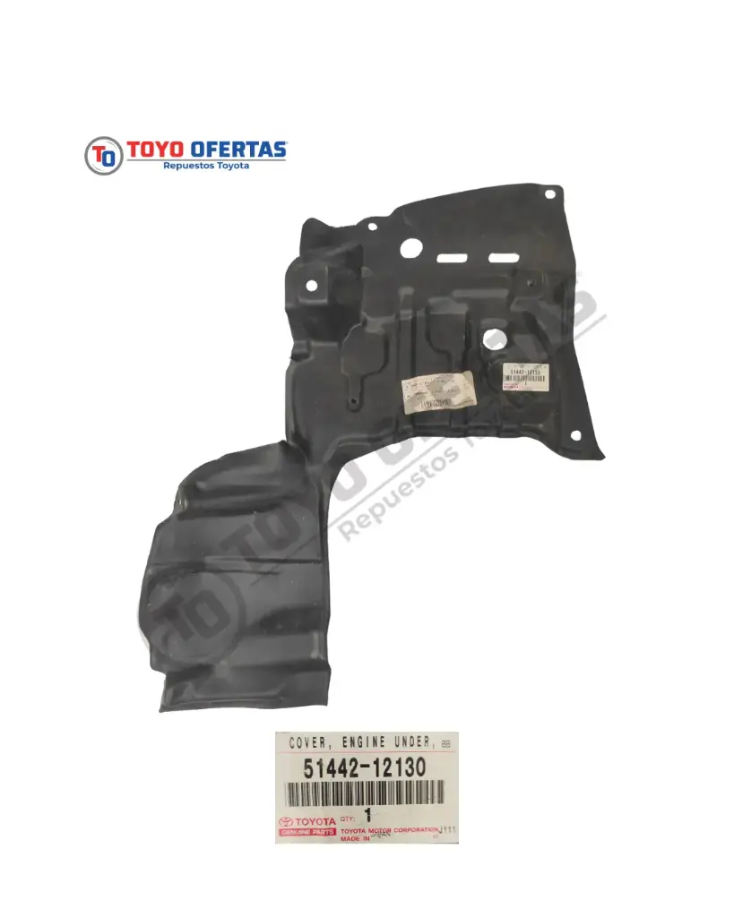 51442-12130  CUBIERTA, DEBAJO DEL MOTOR LH COROLLA