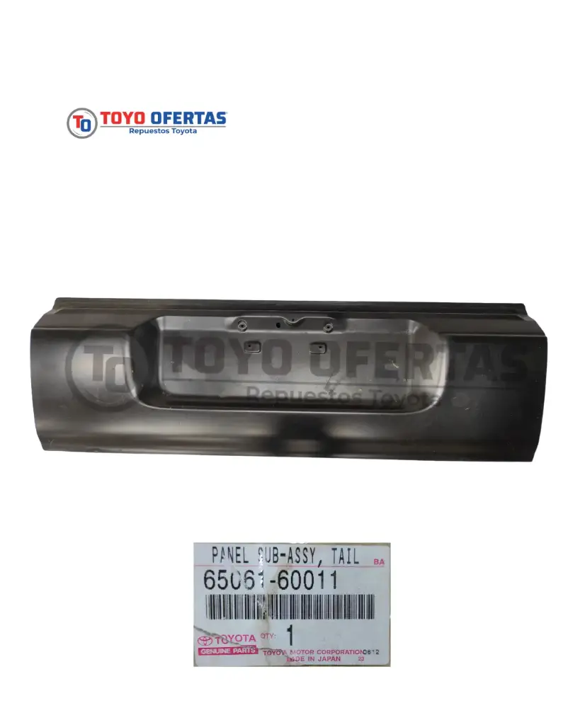 65061-60011  SUBCONJUNTO DEL PANEL, PORTON TRASERO, LAND CRUISER