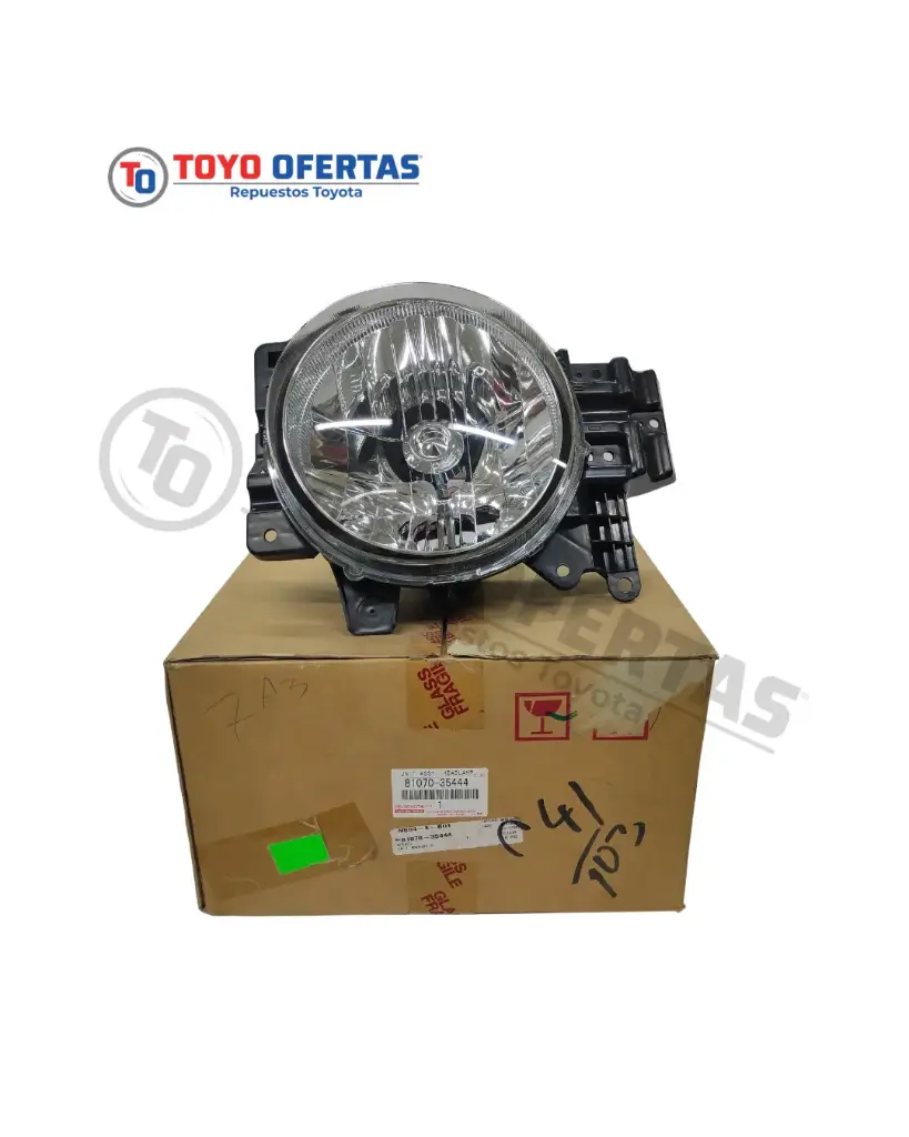 81070-35444  CONJUNTO DE UNIDAD, FARO LH FJ CRUISER