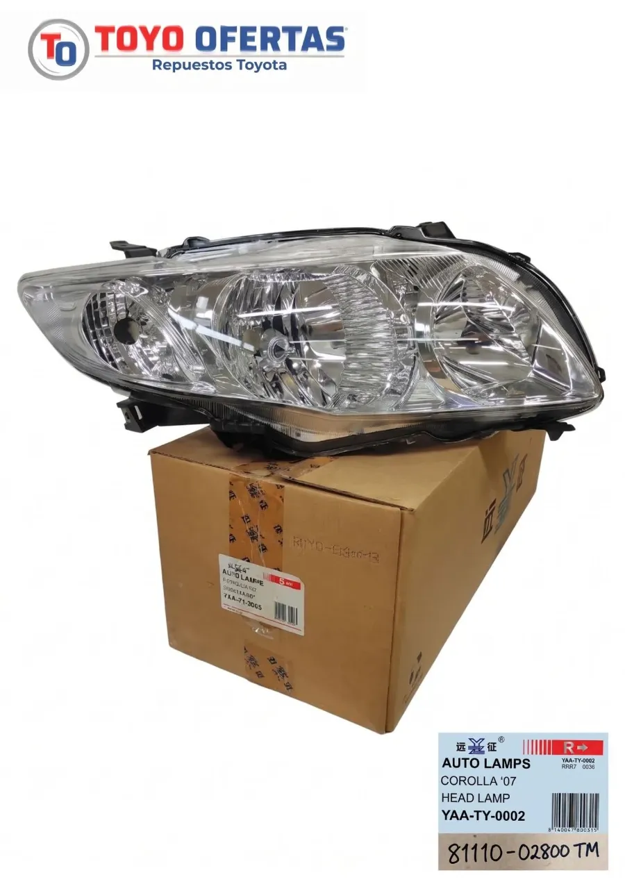 81110-02800-TN FARO DERECHO TOYOTA COROLLA 09-11