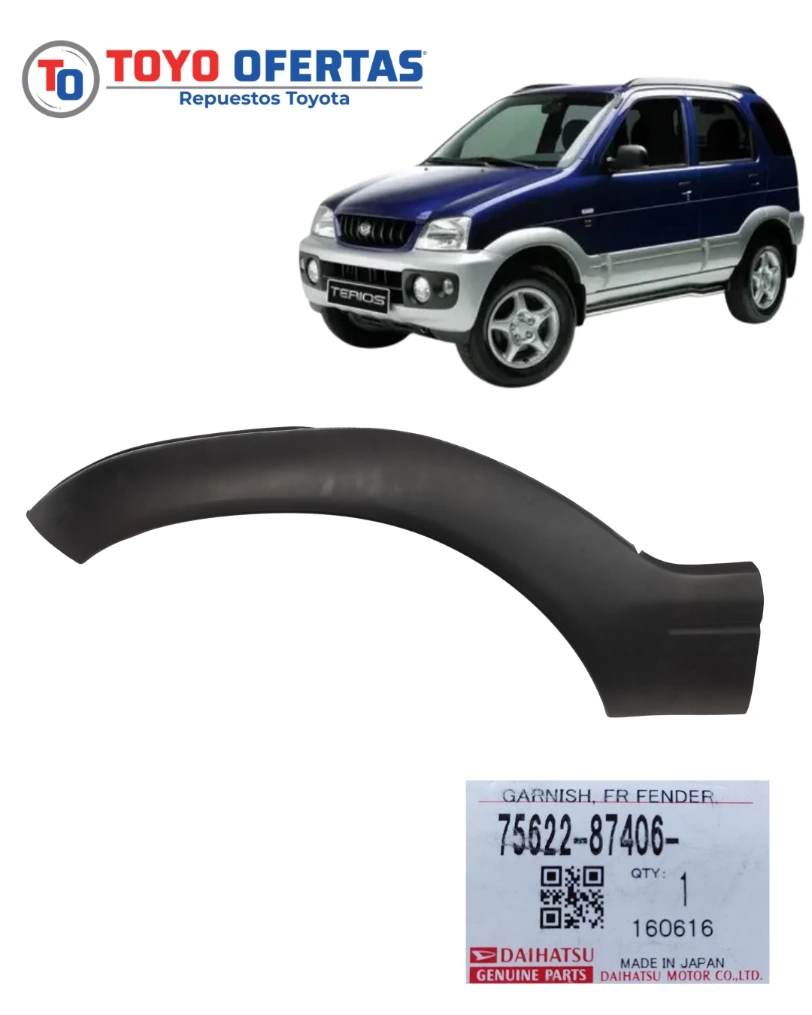 75622-87406 BUCHE DELANTERO IZQUIERDO TOYOTA TERIOS COOL
