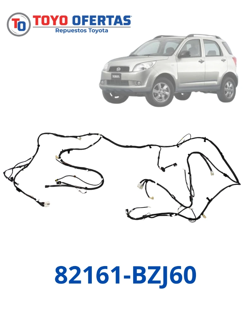 82161-BZJ60 CABLEADO DE FUSILERA CABINA TOYOTA TERIOS BEGO