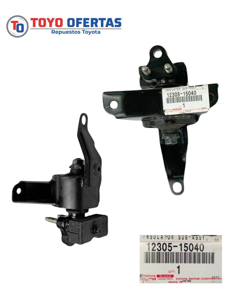 12305-15040 BASE DE MOTOR DERECHA TOYOTA COROLLA 1.8 1994-2002