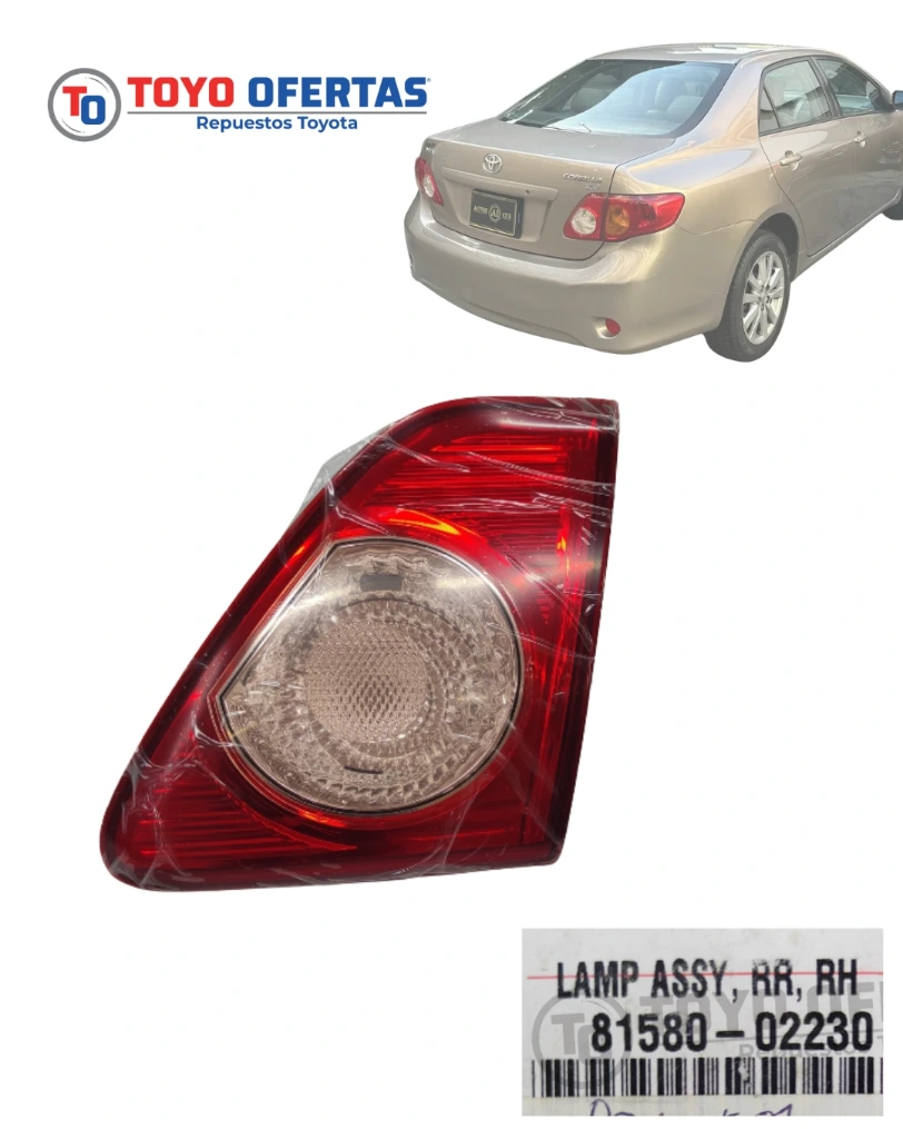 81580-02230 STOP DERECHO DE MALETA TOYOTA COROLLA 1ZZ 2011-2014