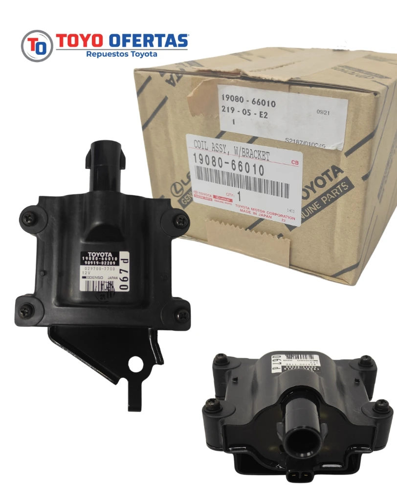 19080-66010 BOBINA DE ENCENDIDO TOYOTA AUTANA BURBUJA