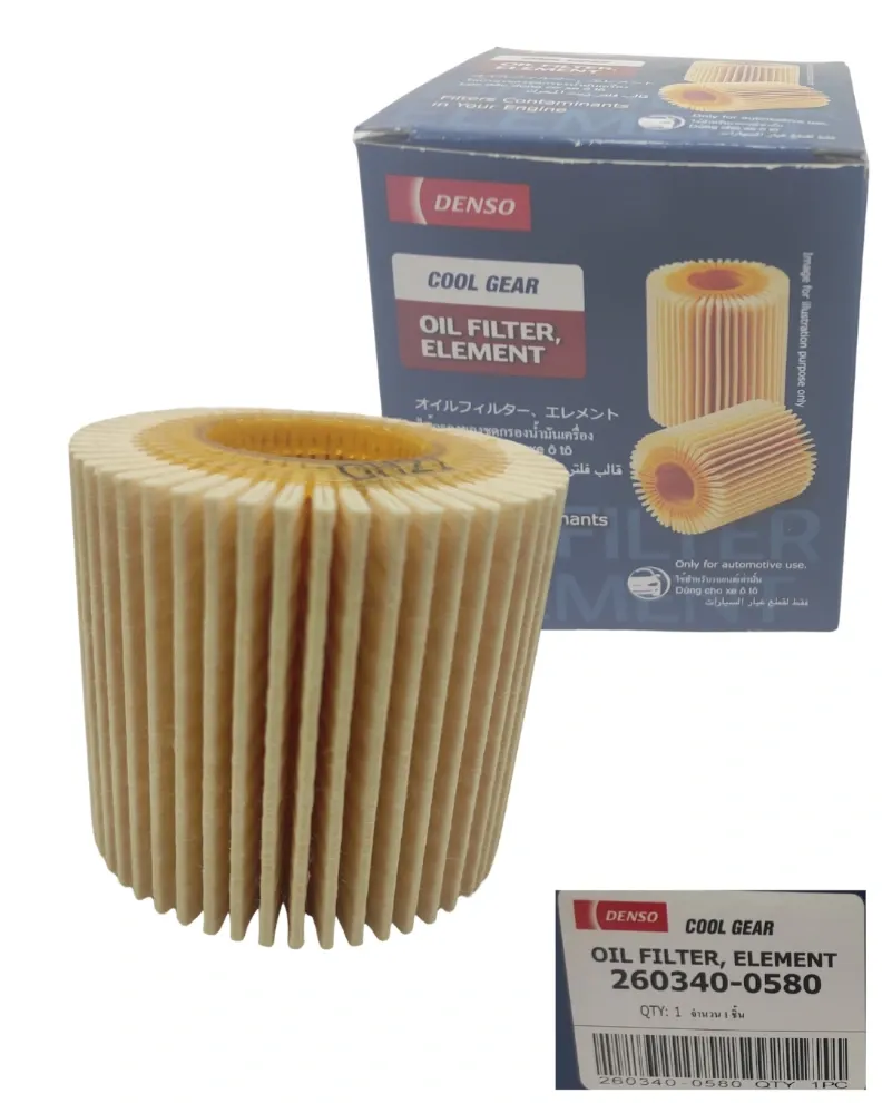 260340-0580 FILTRO ACEITE ELEMENTO TOYOTA COROLLA 09-14 (04152-YZZA6)