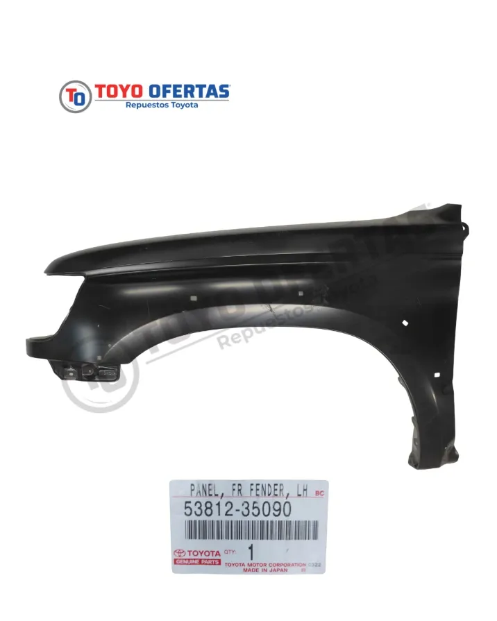 53812-35090 GUARDAFANGO DELANTERO IZQUIERDO TOYOTA 4RUNNER 2000-2002