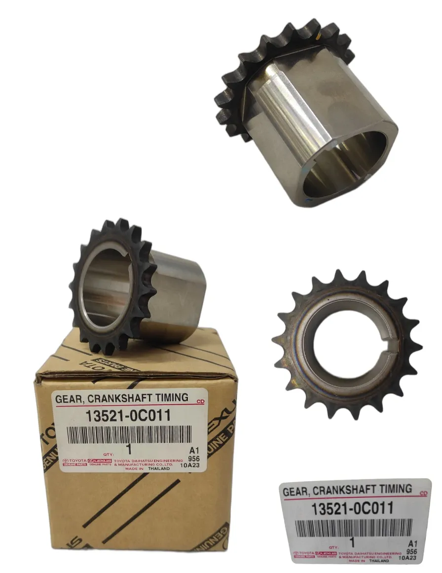 13521-0C011 Piñón Cigüeñal Toyota Hilux 2.7 11-20 Negro