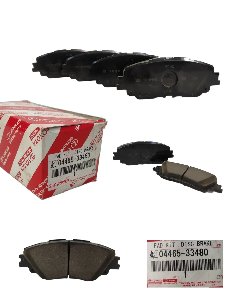 04465-33480 Pastillas,de Freno Delantero, Camry 2008-2020 Negro