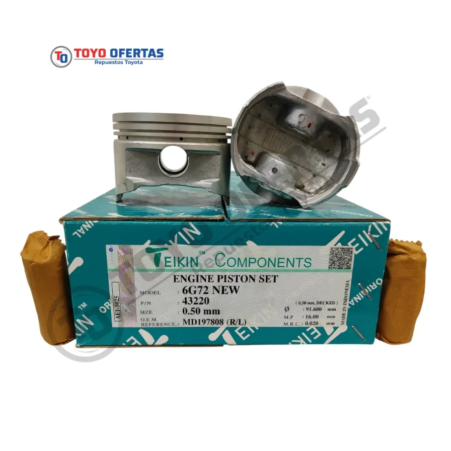 MD197808-TEIK Pistones Mit L200 Montero Pajero 30l 6g72 9199