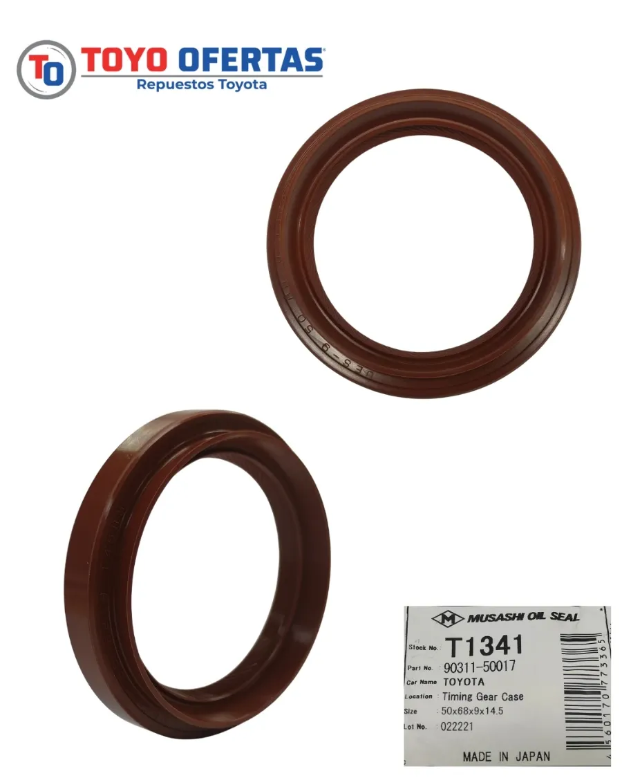 90311-50017-MU Estopera Cigueñal Delantero Toyota 1kd 2kd Hilux/fortuner