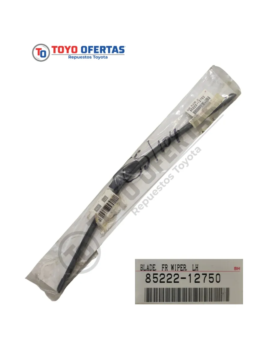 85222-12750 CEPILLO LIMPIA PARABRISAS IZQ TOYOTA COROLLA SENSACION