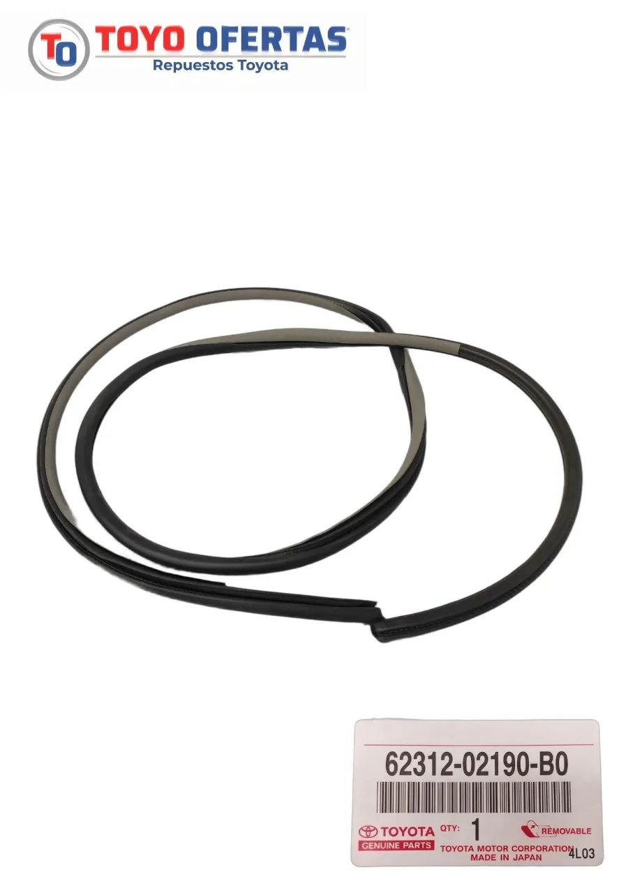 62312-02190-B0 GOMA PUERTA DELANTERA IZQUIERDA TOYOTA COROLLA 09-14