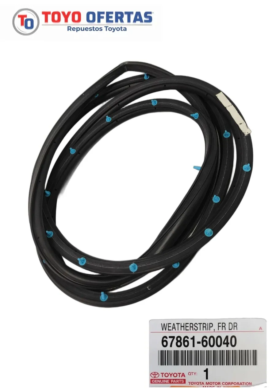 67861-60040 GOMA PUERTA DELANTERA DERECHA TOYOTA MACHITO 97-16