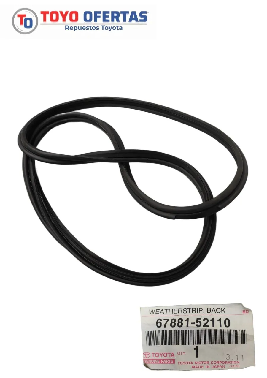 67881-52110 GOMA COMPUERTA TRASERA TOYOTA YARIS 06-08