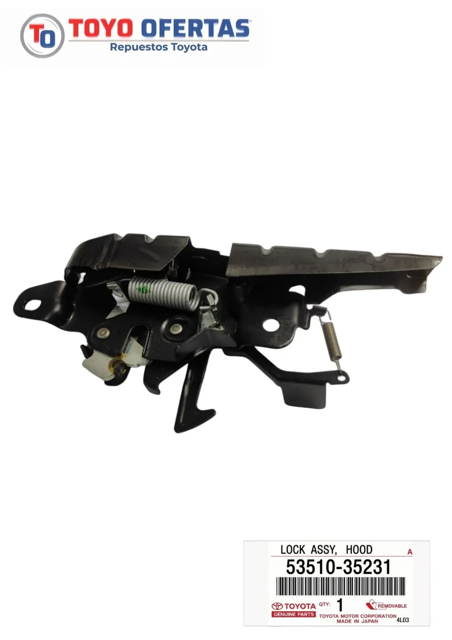 53510-35231 CERRADURA DE CAPOT TOYOTA HILUX 3RZ