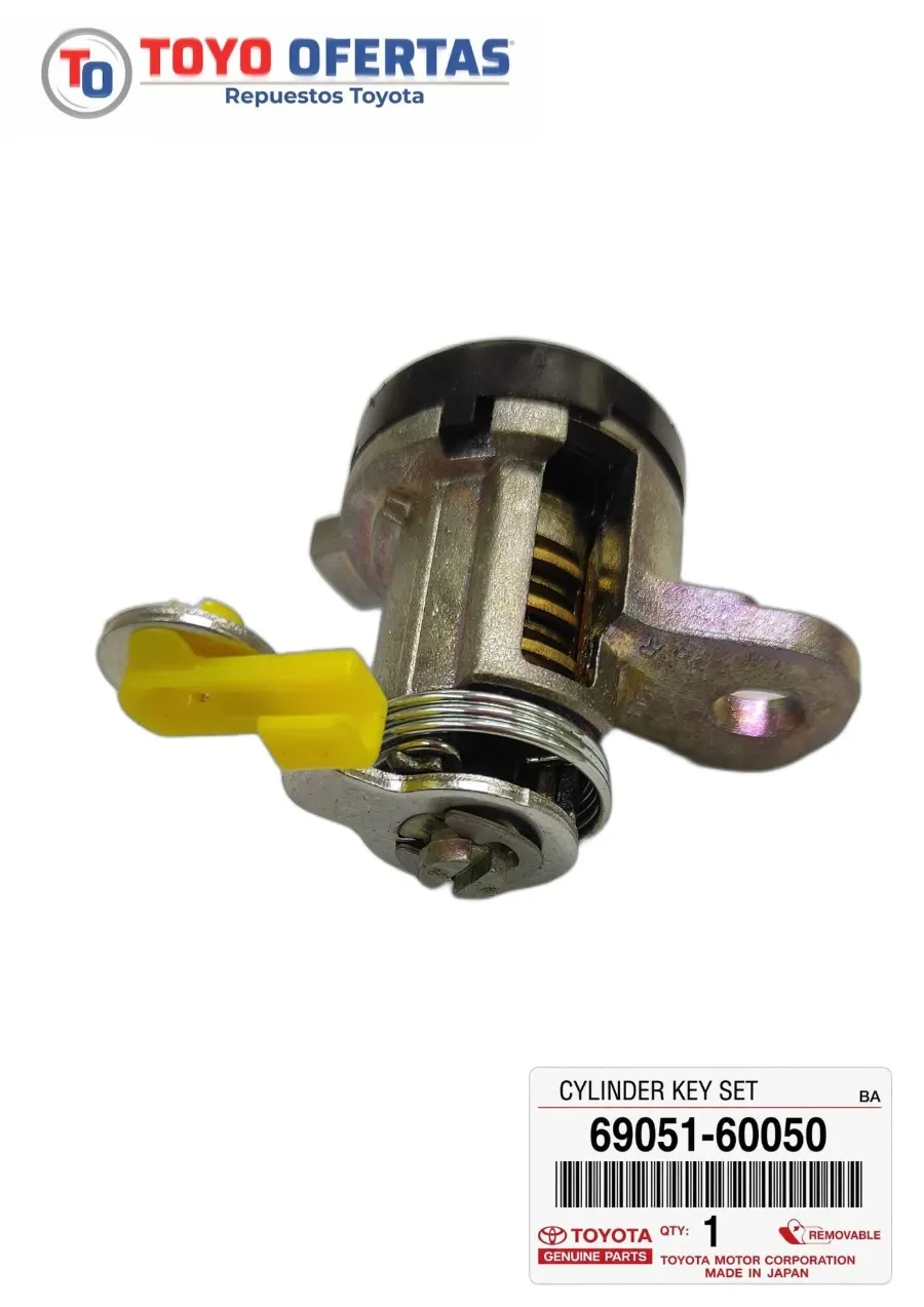 69051-60050 CERRADURA Y LLAVES PUERTA DELANTERA RH TOYOTA AUTANA/BURBUJA