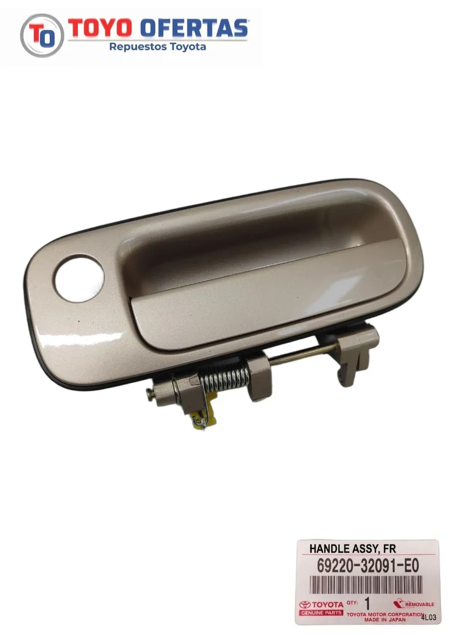 69220-32091-E0 MANILLA PUERTA DELANTERA IZQ TOYOTA CAMRY 92-96